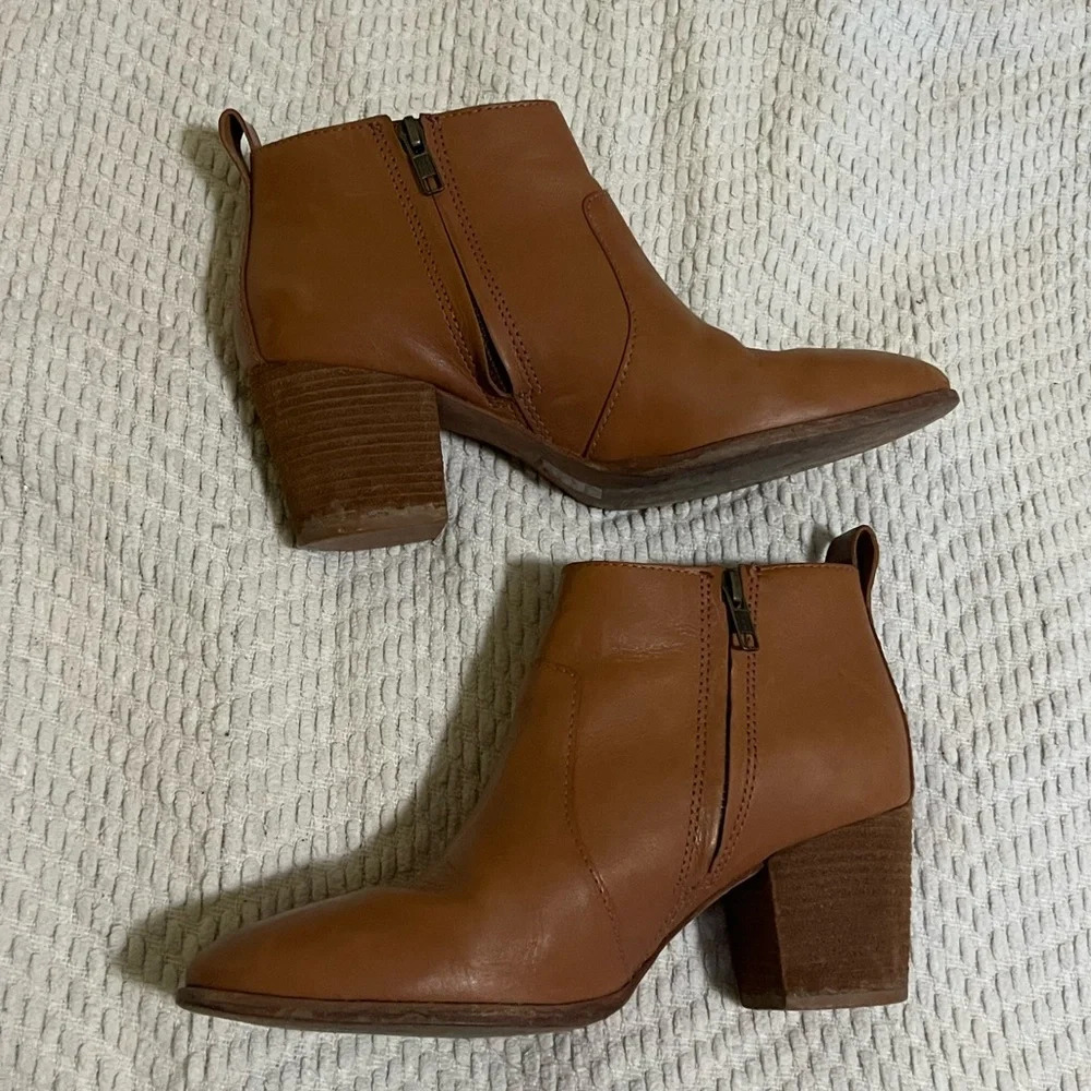 🖤Madewell Brenner Boot Leather Heeled Boots🖤 - Picture 3 of 11